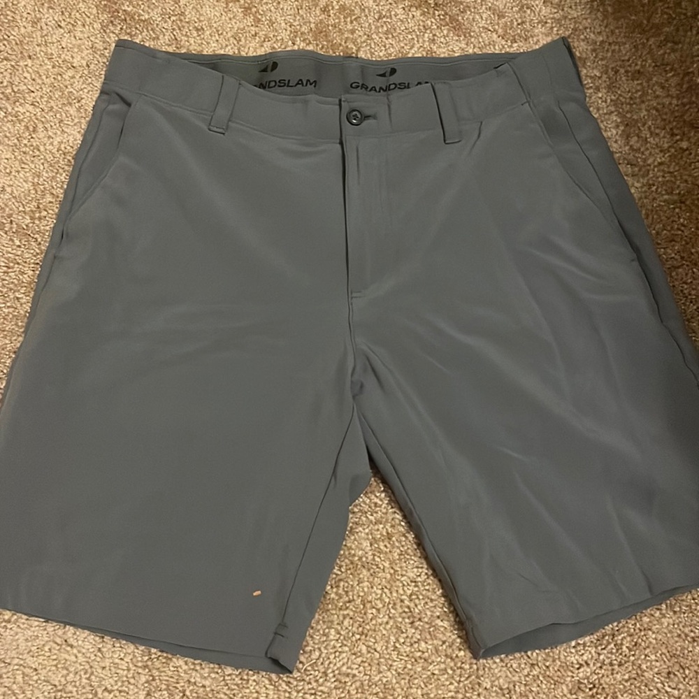 Gray golf pants